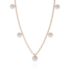 Exquisite Gold Necklace in Yellow, Rose & White Gold