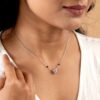 Graceful 925 Sterling Silver Mangalsutra with Timeless Charm