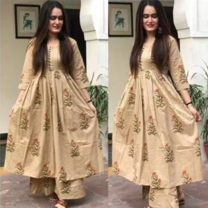 Designer Georgette Palazzo Suit Set