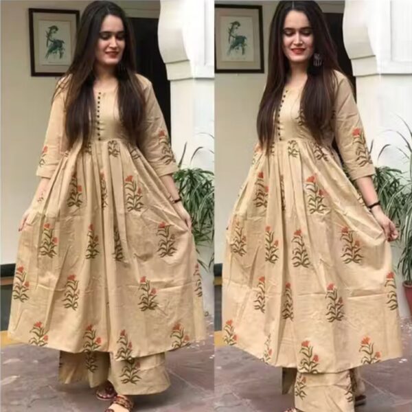 Designer Georgette Palazzo Suit Set